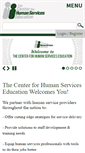 Mobile Screenshot of humanservicesed.org